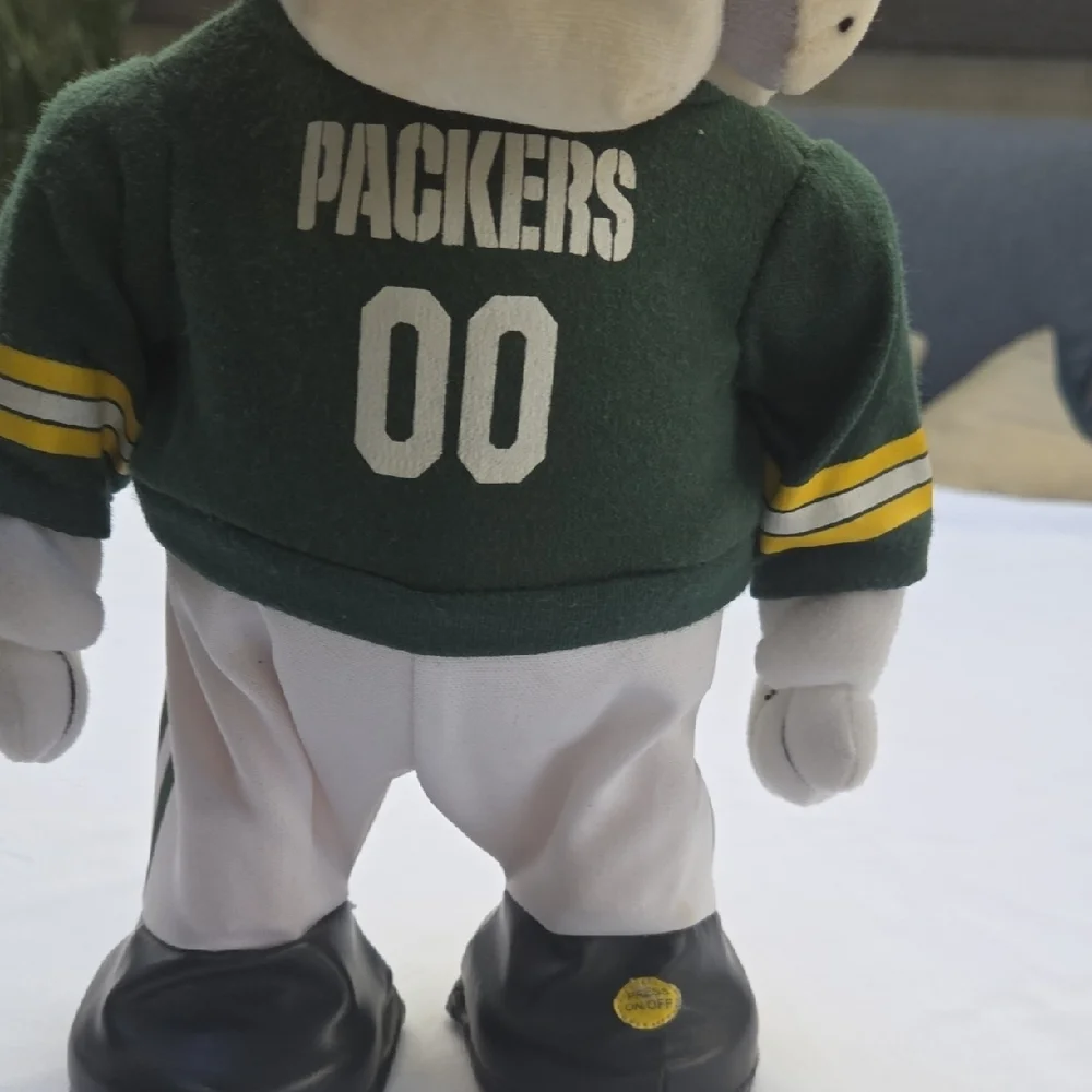 Green and Brown Dog Plush Toy